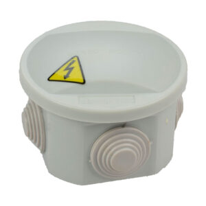 CAJA DE PASO AUTOEXTINGUIBLE PLASTICA CUADRADA 10X10X7  BLANCA ACME LEON