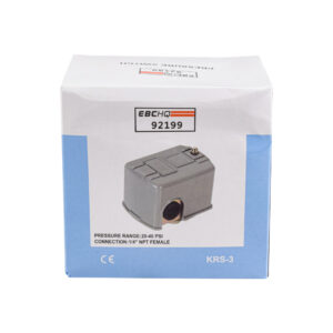 MAC PRESS - SWITCH DE PRESION O PRESOSTADO AIRE/AGUA 30/50PSI 115/230V PLASTICO GRIS