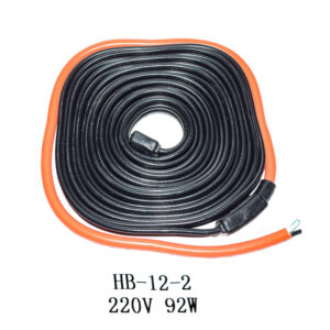 REISTENCIA DE CABLE QHB PARA DENAJE 12FEET 92W 220V PVC NEGRO RWELL