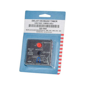 TEMPORIZADOR AIRE CENTRAL 0-10MINUTOS 110/220VAC - 2440VDC PLASTICO NEGRO RWELL