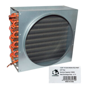 PANAL CONDENSADOR NEVERA/FREEZER 1/2HP 2LINEAS COBRE/ZINC GRIS RWELL
