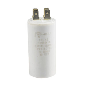 RWELL - CONDENSADOR PLASTICO DE MARCHA 20MFD 440V PLASTICO BLANCO