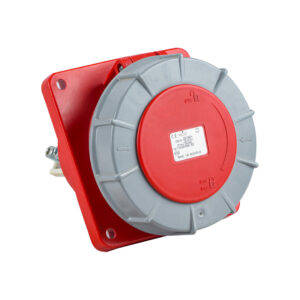 TOMA INDUSTRIAL 125AMP 3POLOS+TIERRA+NEUTRO INCRUSTAR ROJA 440V POLIAMIDA 6 ROJA VCP