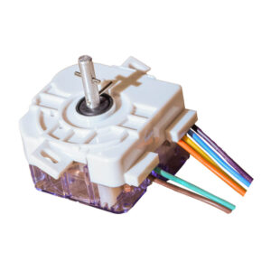 TIMER TEMPORIZADOR LAVADORA 6 CABLES OREJA TORCIDA SC-15-045 6W PLASTICO BLANCO/TRASPARENTE RWELL