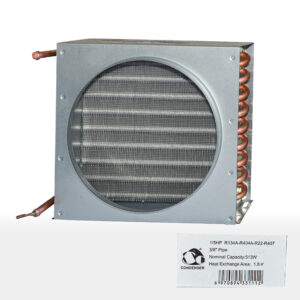 PANAL CONDENSADOR NEVERA/FREEZER 1/5HP 1LINEA COBRE/ZINC GRIS RWELL