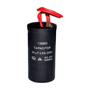 CAPACITOR DE MARCHA CON CABLE 24MFD 250V RWELL