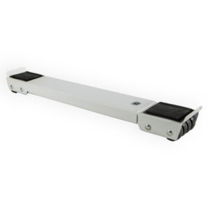 BASE AJUSTABLE PARA ELECTRODOMESTICOS 46CM LARGO X 6CM ANCHO ACERO BLANCA HACEB