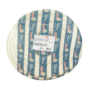 CABLE COBRE AISLADO DUPLEX AWG N°10 300V 60° ROLLO X 100 MTS BLANCO PROCABLES