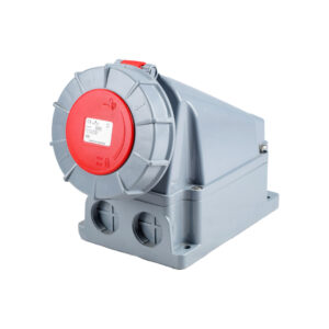 TOMA INDUSTRIAL 63AMP 3POLOS+TIERRA+NEUTRO SOBREPONER ROJA 440V POLIAMIDA 6 ROJA VCP