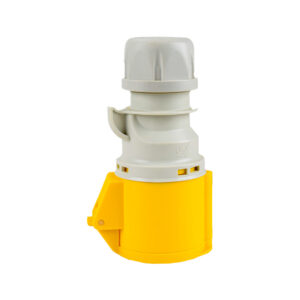 TOMA INDUSTRIAL 32AMP 2POLOS+TIERRA AEREA AMARILLA 110V POLIAMIDA 6 AMARILLA VCP