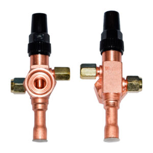 RWELL - VALVULA DE SERVICIO ROTOLOCK PARA COMPRESORES 1" X 3/8" V01 COBRE/LATON