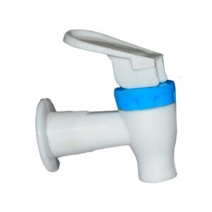 RWELL - VALVULA PLASTICA PARA DISPENSADOR/FILTRO DE AGUA MACHO AZUL 3/8 NPT PLASTICOS BLANCA/AZUL