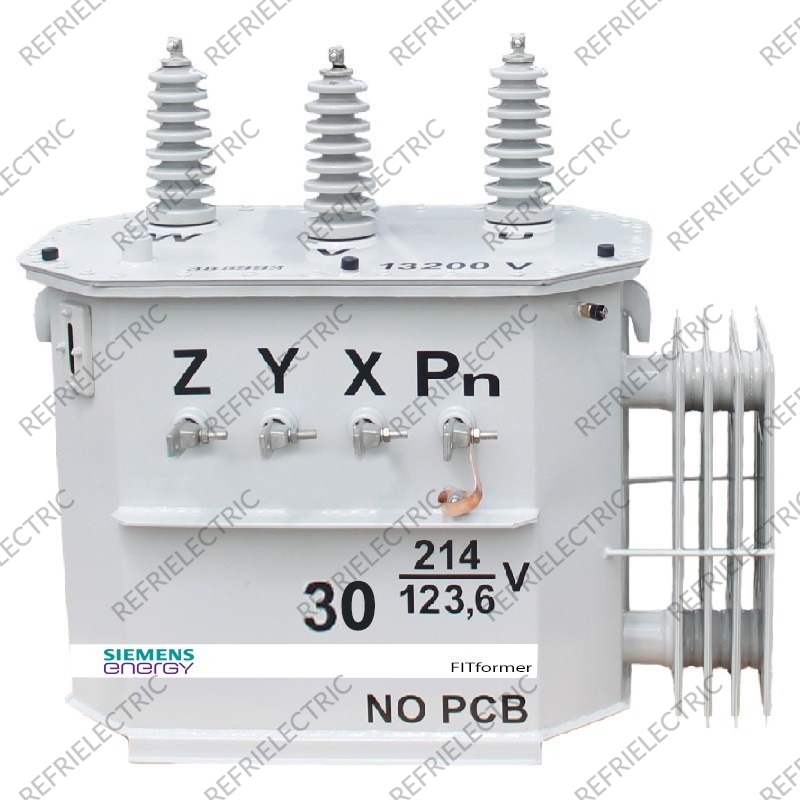 SIEMENS - TRANSFORMADOR TRIFASICO 75KVA 13200 220/127 P/CARG