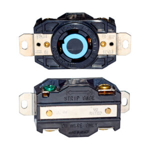 TOMA INCRUSTAR DE SEGURIDAD L15-30 4P30 2720 L15-30 220V PLASTICO NEGRO/BLANCO LEVINTON