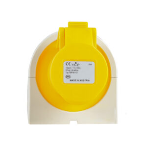 TOMA INDUSTRIAL 16AMP 2 POLOS+T SOBREPONER AMARILLA 110V POLIAMIDA 6 AMARILLA VCP