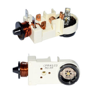 ELDEMEX - RELAY EMBRACO LARGO CON TERMICO 1/3+HP ELECTRICA  110V PLASTICO BLANCO