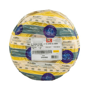 CABLE COBRE AISLADO THHN 7 HILOS # 10 600V 90° AMARILLO PROCABLES