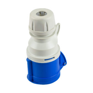 TOMA INDUSTRIAL 32AMP 3POLOS+TIERRA+NEUTRO AEREA AZUL 220V POLIAMIDA 6 AZUL VCP