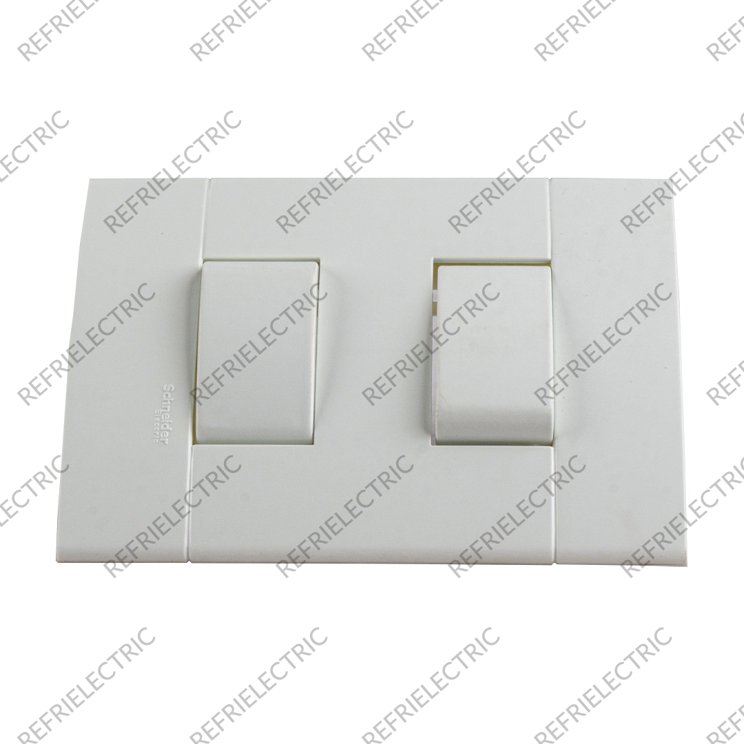 INTERRUPTOR DOBLE LINEA LUNARE BLANCO 10AMP 250V BLANCO SCHEIDER ELECTRIC