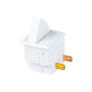 RWELL - INTERRUPTOR CUADRADO LUZ PUERTA DE NEVERA 2PINES LTK-17 250V 0.5 AMP PLASTICO BLANCO