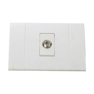 TOMA TV COAXIAL LINEA LUNARE BLANCO PLASTICO BLANCO SCHNEIDER ELECTRIC
