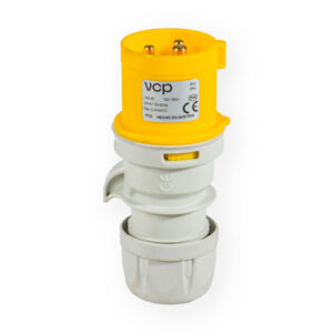 CLAVIJA INDUSTRIAL AEREA 16 AMP 2P+T IP44 AMARILLA 110V VCP