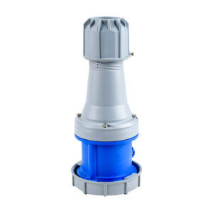 TOMA INDUSTRIAL 63AMP 3POLOS+TIERRA AEREA AZUL 220V POLIAMIDA 6 AZUL VCP