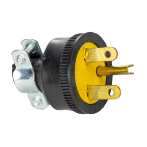 CLAVIJA CAUCHO OJO CHINO CON POLO A TIERRA 15AMP C-022 110V CODELCA