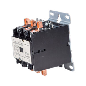 RWELL - CONTACTOR AIRE ACONDICIONADO 3POLOS 40AMPERIOS BOBINA 120V TERMO PLASTICO/BAQUELITA NEGRO