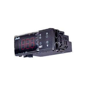 DANFOSS - CONTROLADOR DE TEMPERATURA Y DESHIELO ERC 213 2 SENSORES  PLASTICO NEGRO