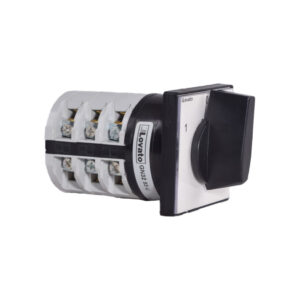 LOVATO - CONMUTADOR - TRANFERENCIA MANUAL 32AMP 3P PARA TABLERO 220 / 440V TERMOPLASTICO GRIS/NEGRO