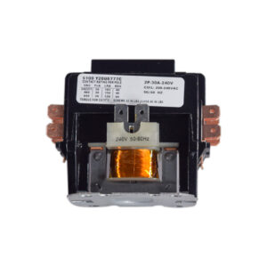 RWELL - CONTACTOR AIRE ACONDICIONADO 2POLOS 30AMPERIOS  BOBINA 240V TERMO PLASTICO/BAQUELITA NEGRO