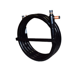 RWELL - INTERCAMBIADOR DE CALOR DE TUBO EN ESPIRAL 10TR  ACERO NEGRO