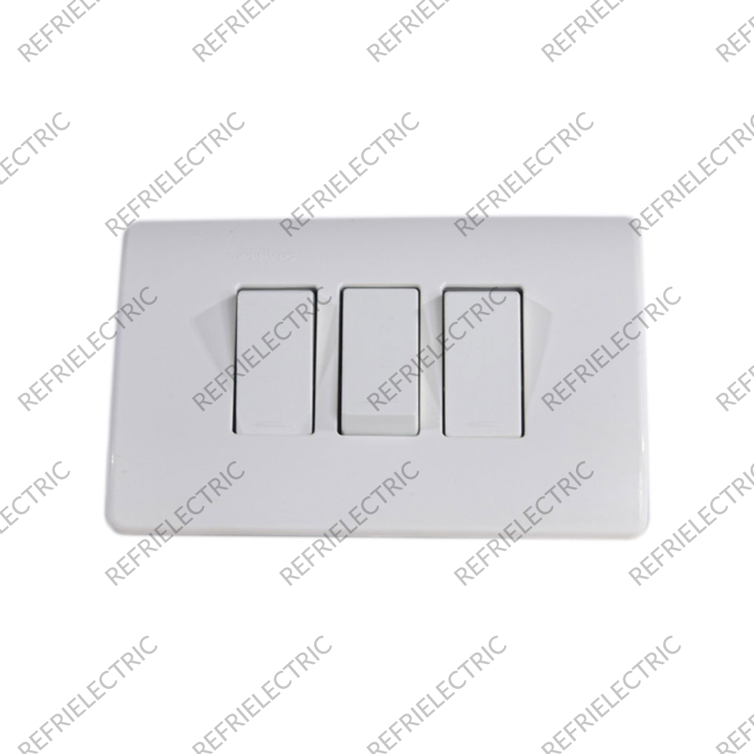 INTERRUPTOR TRIPLE CONMUTABLE LINEA GENESIS BLANCO 16AMP 250V BLANCO SCHEIDER ELECTRIC