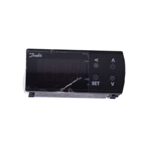 DANFOSS - CONTROLADOR DE TEMPERATURA Y DESHIELO ERC211 1 SENSOR  PLASTICO NEGRO