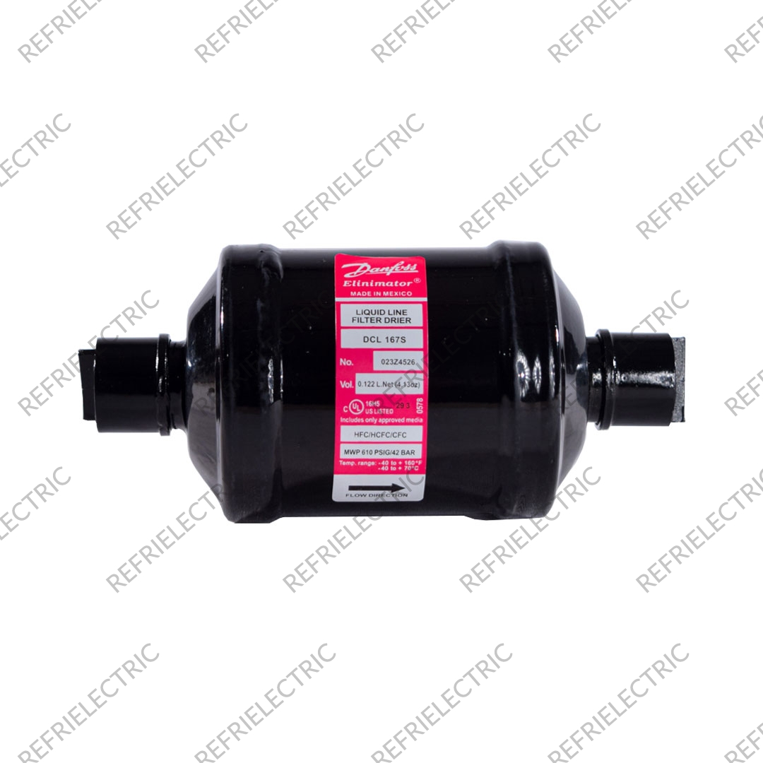 DANFOSS - SECADOR FILTRO 7/8" SOLDABLE DCL167S ACERO NEGRO