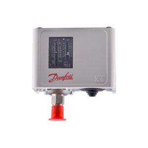 DANFOSS - PRESOSTATO DE BAJA PRESION AUTOMATICO SIN CARILAR KP1 060-110166 MARCO DE ACERO BLANCO