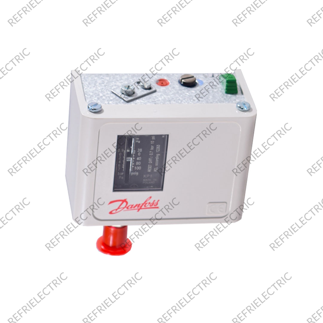 DANFOSS - PRESOSTATO DE BAJA PRESION MANUAL SIN CAPILAR KP1 060-110366 MARCO DE ACERO BLANCO - Imagen 2