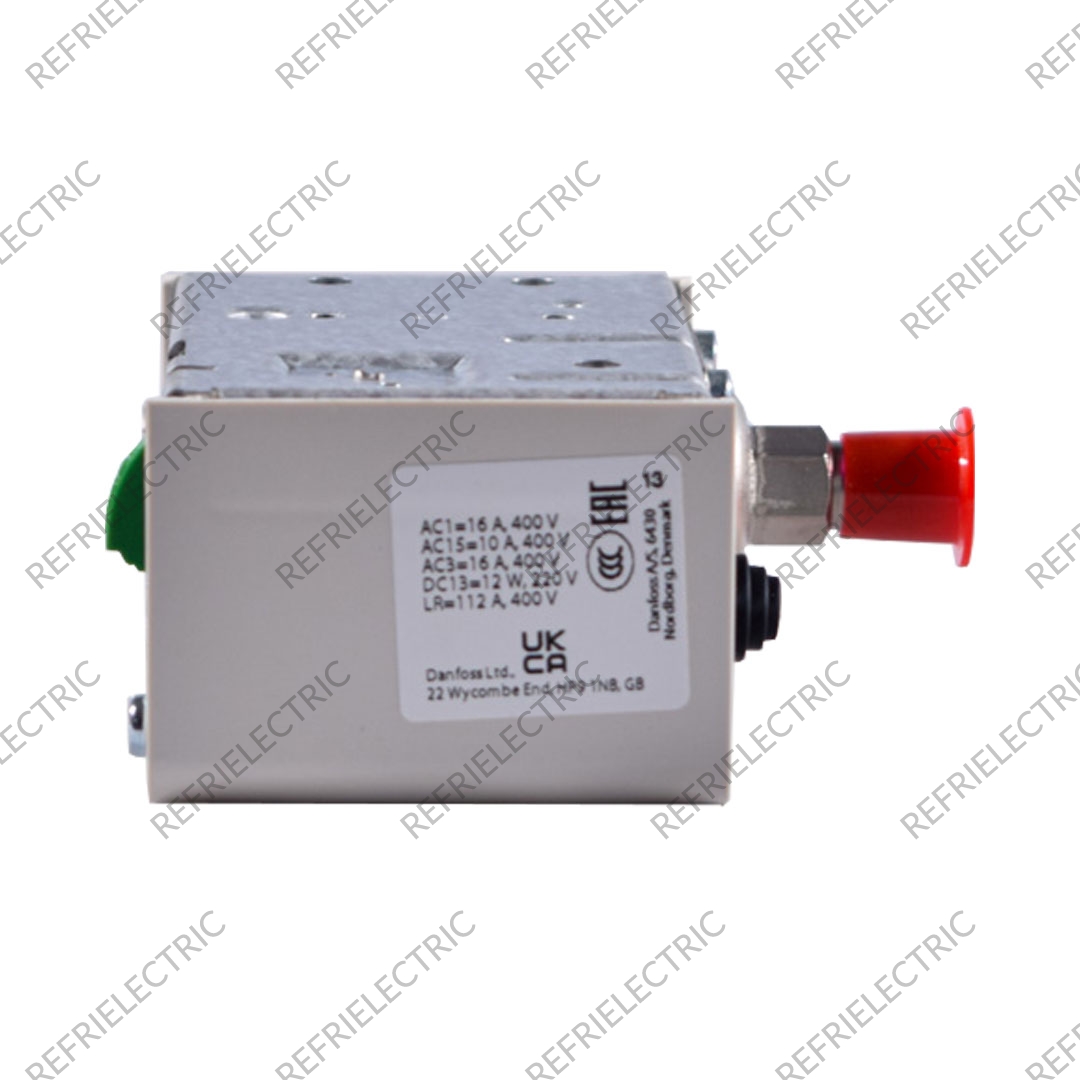 DANFOSS - PRESOSTATO DE BAJA PRESION MANUAL SIN CAPILAR KP1 060-110366 MARCO DE ACERO BLANCO - Imagen 3