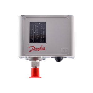 DANFOSS - PRESOSTATO DE BAJA PRESION MANUAL SIN CAPILAR KP1 060-110366 MARCO DE ACERO BLANCO