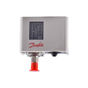 DANFOSS - PRESOSTATO DE ALTA PRESION AUTOMATICO SIN CAPILAR R410 KP6W060-519066 MARCO DE ACERO BLANCO