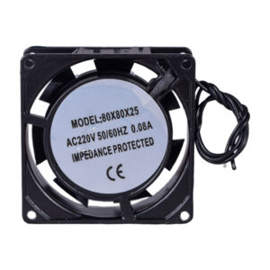 RWELL - EXTRACTOR - VENTILADOR 3" 7 ASPAS 220V 60HZ MARCO DE ALUMINIO/ALETAS PLASTICAS NEGRO