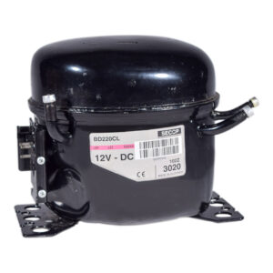 RWELL - COMPRESOR ENERGIA SOLAR BD220CL R404A 12V METAL NEGRO