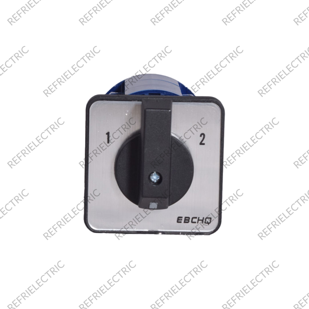 EBCHQ - CONMUTADOR - TRANFERENCIA MANUAL 50AMP 3P PARA TABLERO 220 / 440V TERMOPLASTICO GRIS Y AZUL - Imagen 3