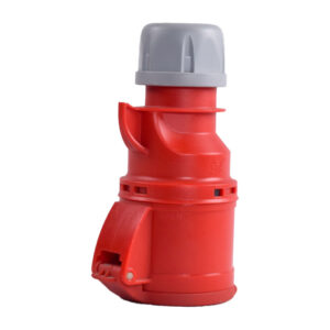 TOMA INDUSTRIAL 32AMP 3POLOS+TIERRA+NEUTRO AEREA ROJA  440V POLIAMIDA 6 ROJA VCP