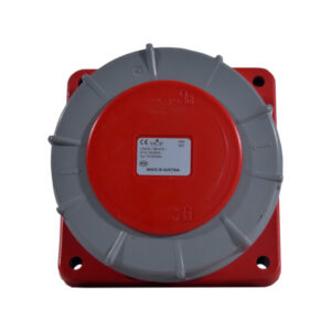 TOMA INDUSTRIAL 125AMP 3POLOS+TIERRA INCRUSTAR ROJA TIN125/4445-6 440V VCP