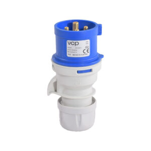 CLAVIJA INDUSTRIAL AEREA 16 AMP 3P+T IP44 AZUL 220V VCP