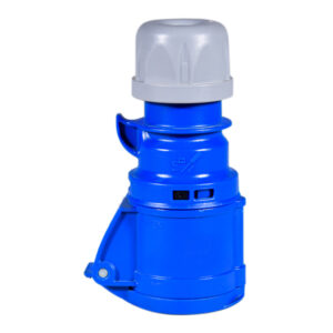 TOMA INDUSTRIAL 16AMP 2POLOS+TIERRA AEREA AZUL  220V POLIAMIDA 6 AZUL VCP