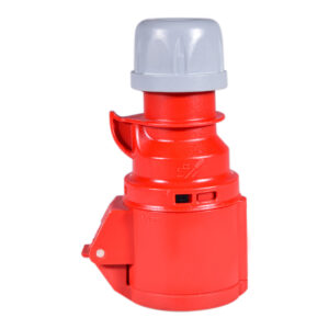 TOMA INDUSTRIAL 16AMP 3POLOS+TIERRA AEREA ROJA 220V POLIAMIDA 6 ROJA VCP