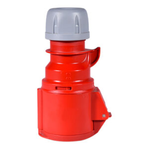 TOMA INDUSTRIAL 32AMP 3POLOS+TIERRA AEREA ROJA  440V POLIAMIDA 6 ROJA VCP